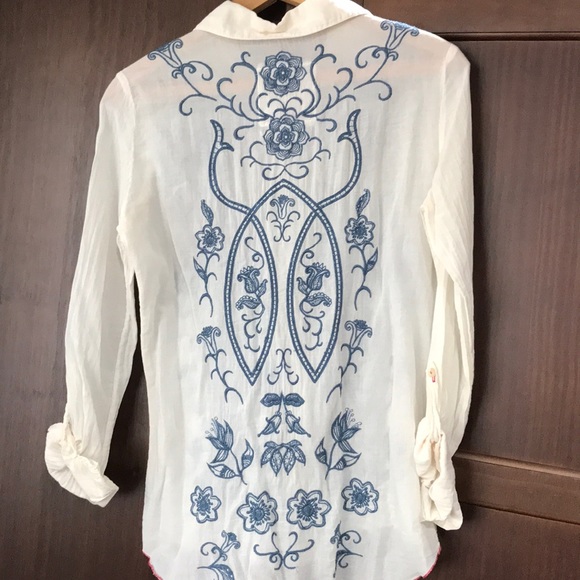 Embroidered Boho Blouse - Picture 6 of 9